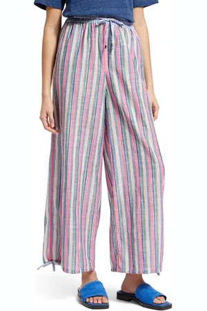 Scotch&Soda Multicolour Lurex Stripe Pull-on Beach Pant Beach Stripe