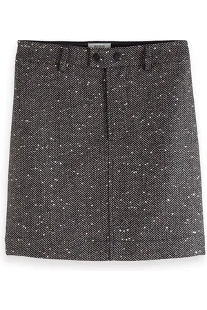 Scotch&Soda Herringbone Sequin High Rise Mini Skirt Sequin Herringbone