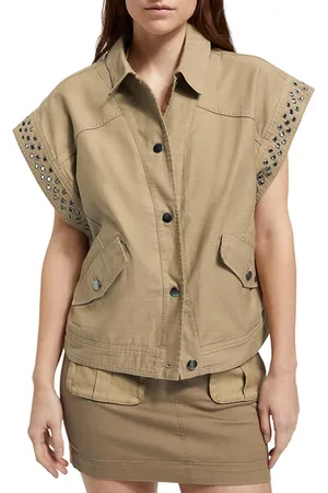 Scotch&Soda Festival Jacket With Eyelets Light Army
