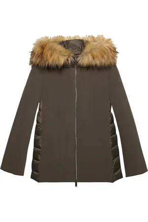 Oltre Double Pattern Down Jacket Green