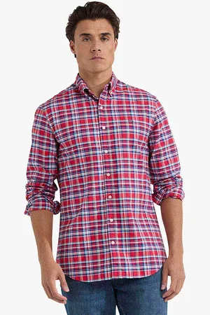McGregor Summer Check Shirt Red
