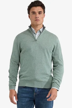 McGregor Zip Mock Sweater Ice Green