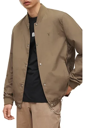 AllSaints Dawson Jacket Ash Khaki Brown