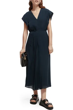 Scotch&Soda Belted Midi-length Dress Night