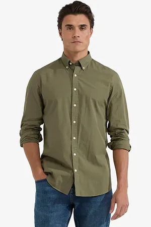 McGregor Summer Poplin Shirt Olive