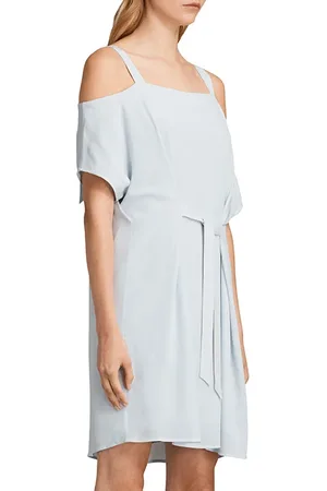 AllSaints Rae Dress Cloud Blue