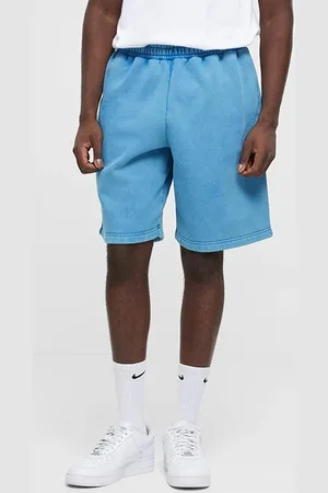 Urban classics Heavy Stone Washed Sweat Shorts Royal