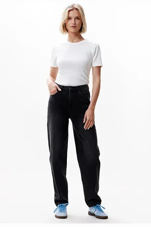 Catwalk Junkie Barrel Fit Jeans Washed Black