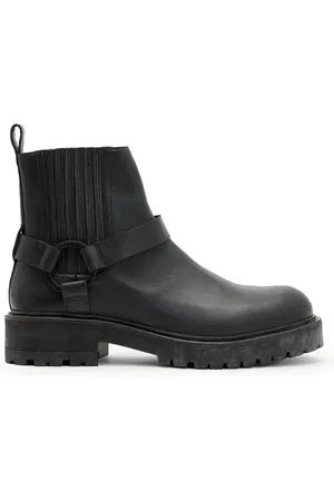 AllSaints Hank Biker Boot Black