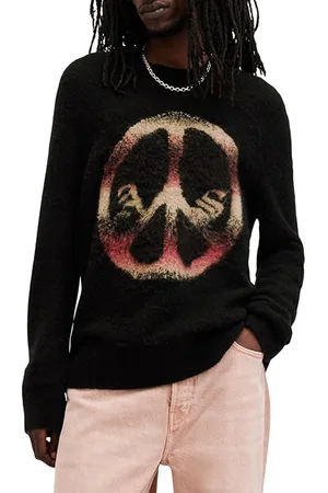 AllSaints Peace Crew Black