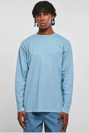 Urban classics Heavy Oversized Garment Dye Longsleeve Horizonblue