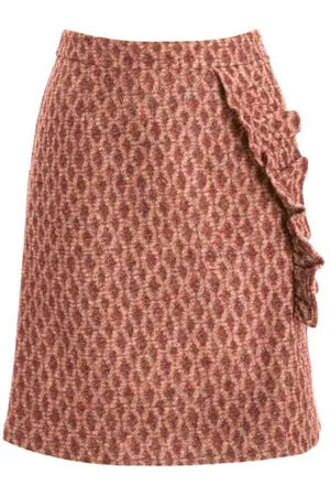 River Woods Ruffle Skirt Red