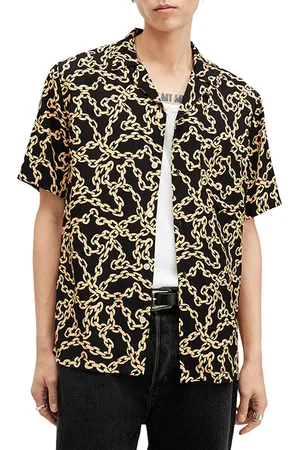 AllSaints Link Ss Shirt Jet Black