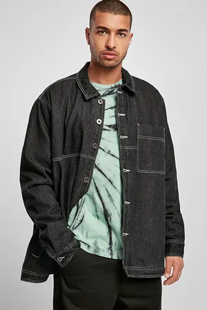 Urban classics Oversized Trucker Jacket Black Raw