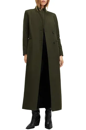 AllSaints Sonnie Coat Khaki Green