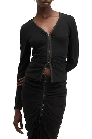 AllSaints Cadell Top Black