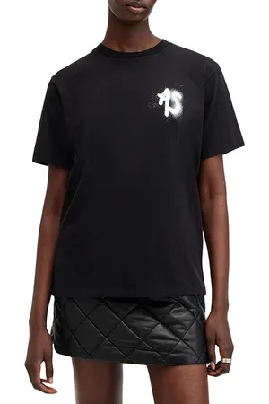 AllSaints Spray Bf Tee Black