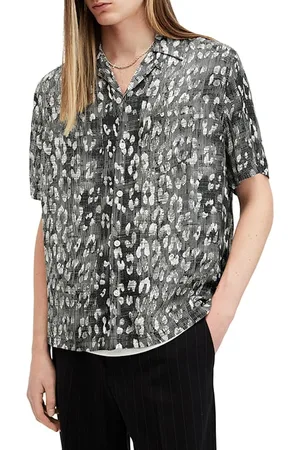AllSaints Oscillation Ss Shirt Punk Black