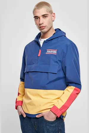 Urban classics Starter Multicolored Logo Windbreaker Red/blue/yellow