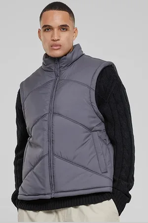 Urban classics Arrow Puffer Vest Darkshadow