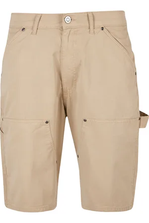 Urban classics Double Knee Carpenter Shorts Unionbeige