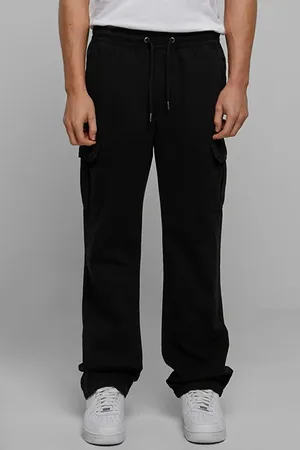 Urban classics Cotton Cargo Pants Black