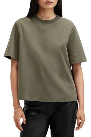 AllSaints Lisa Haven Tee Tarmac Green