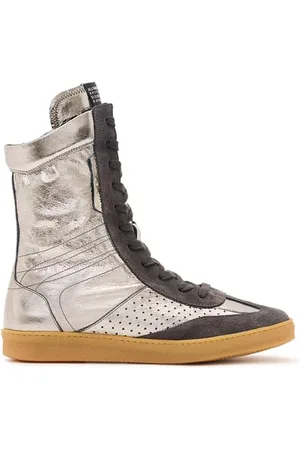AllSaints Louise High Top Gunmetal Grey