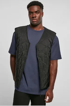 Urban classics Zipped Gilet Black