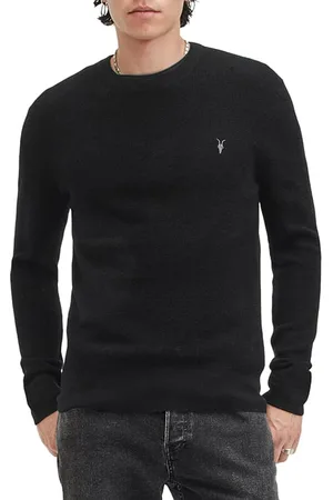 AllSaints Ivar Merino Crew Black