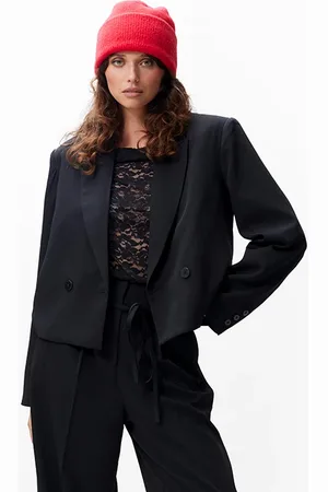 Catwalk Junkie Cropped Blazer Black