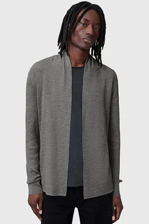 AllSaints Mode Merino Open Car Boston Taupe