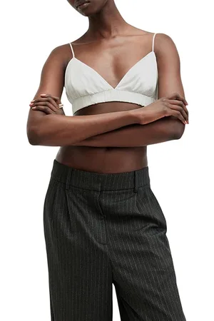 AllSaints Ella Bralette Chalk White