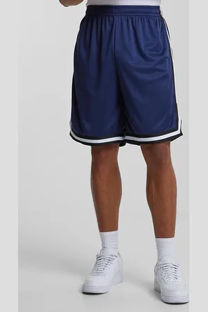 Urban classics Stripes Mesh Shorts Darkblue/black/white