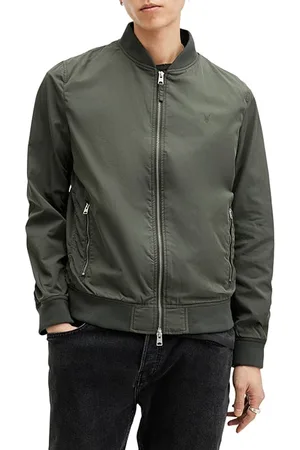 AllSaints Bassett Bomber Dull Khaki Green