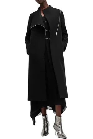 AllSaints Margoh Coat Black