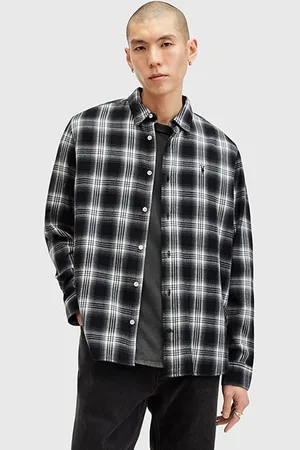 AllSaints Dury Ls Shirt Bergman Black