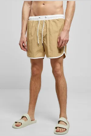 Urban classics Retro Swimshorts White/unionbeige