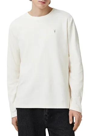 AllSaints Rowe Ls Crew Chalk White