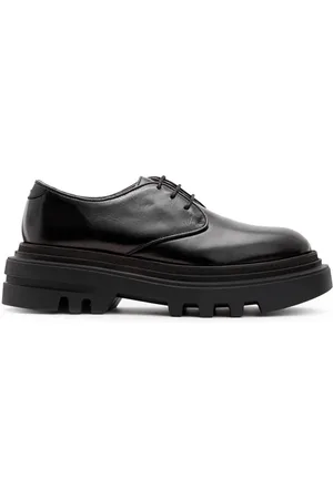 AllSaints Alexia Lace Up Black Shine