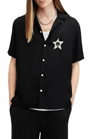 AllSaints Wish Ss Shirt Jet Black