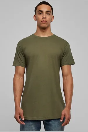 Urban classics Shaped Long Tee Olive