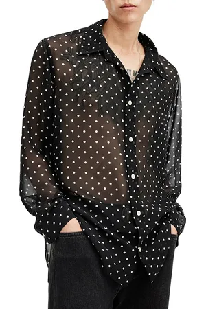 AllSaints Sangha Ls Shirt Black