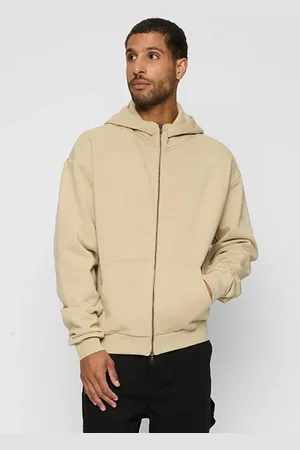 Urban classics High Neck Zip Hoody Wetsand