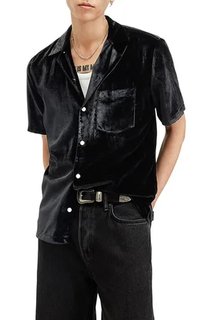 AllSaints Runa Ss Shirt Jet Black