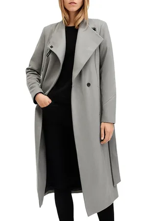 AllSaints Riley Coat Ultimate Grey