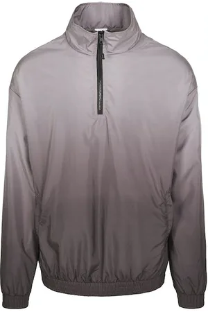 Urban classics Gradient Pull Over Jacket Black/grey