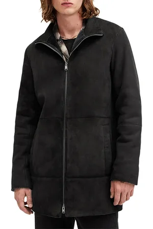 AllSaints Stride Coat Twilight Black