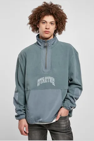 Urban classics Starter Thunder Polar Fleece Halfzip Heavymetal