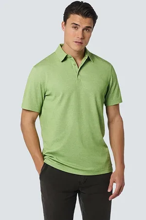 No Excess Polo 2 Coloured Pique Green
